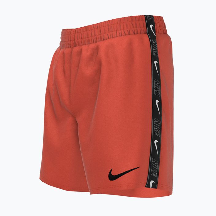 Vaikiški Nike Logo Tape 4'' Volley maudymosi šortai picante red