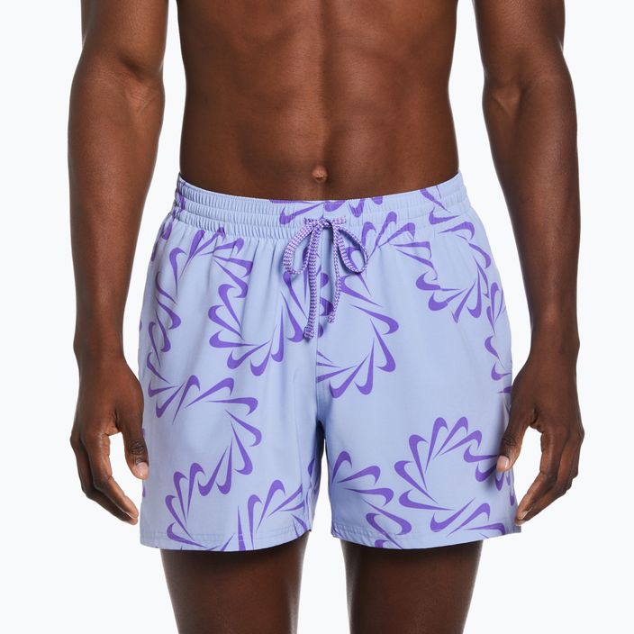 Vyriški "Nike Swoosh Line 5" tinklinio šortai violetinės spalvos NESSD509-451 4