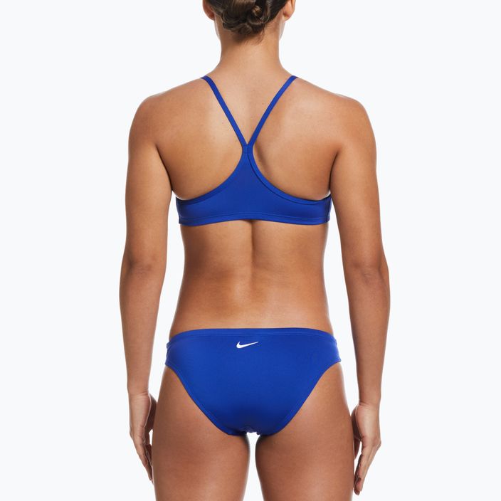 Moteriškas dviejų dalių maudymosi kostiumėlis Nike Essential Sports Bikini navy blue NESSA211-418 2