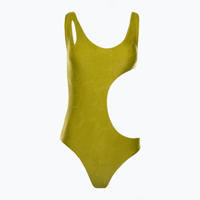 Moteriškas vientisas maudymosi kostiumėlis Nike Block Texture gold NESSD288-314