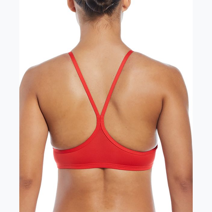 Moteriškas dviejų dalių plaukimo kostiumas Nike Essential Sports Bikini light crimson 3