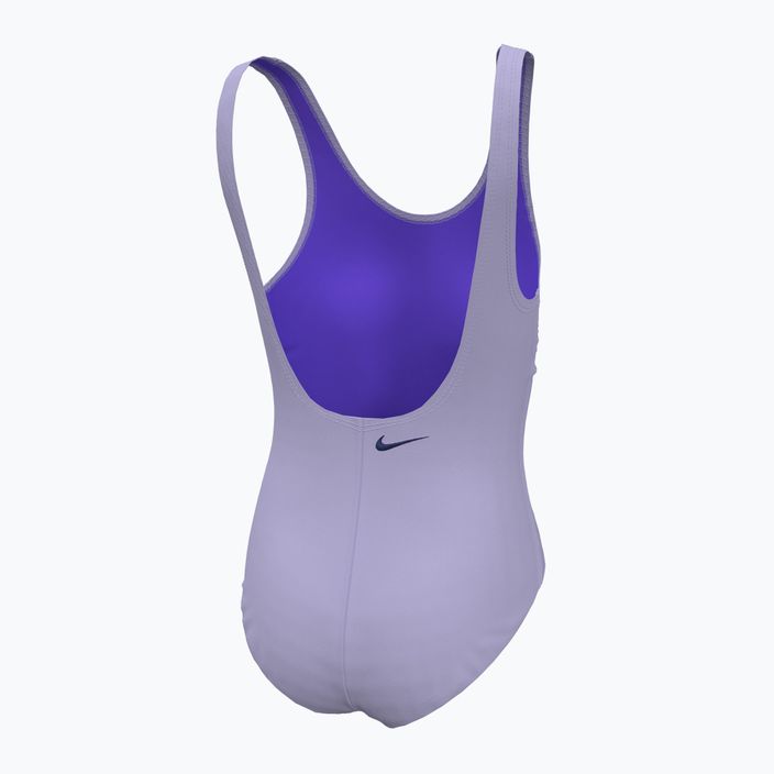 Vaikiškas vientisas plaukimo kostiumas Nike Multi Logo U-Back lilac bloom 2
