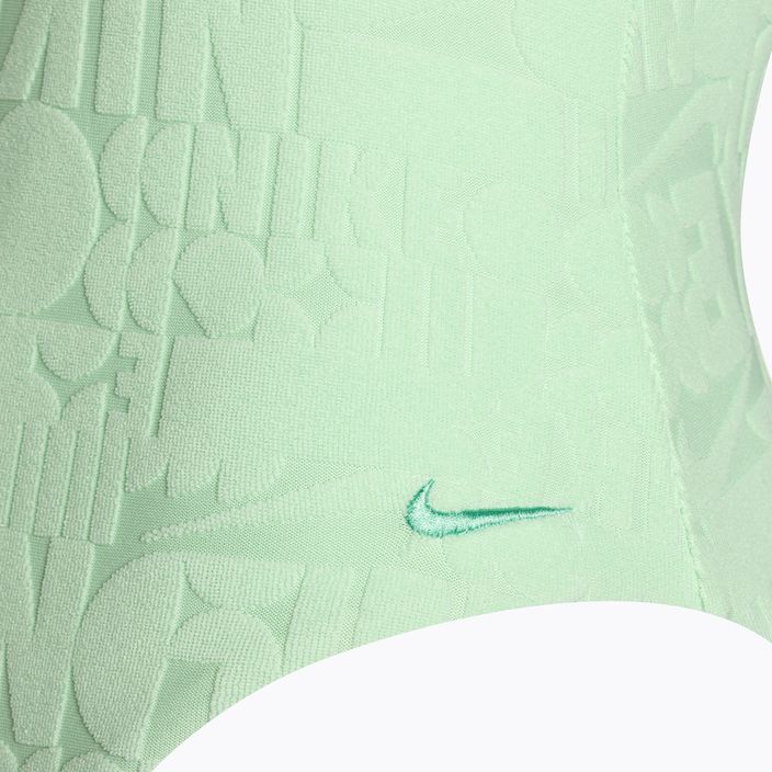 Moteriškas vientisas maudymosi kostiumėlis Nike Retro Flow Terry vapor green 3
