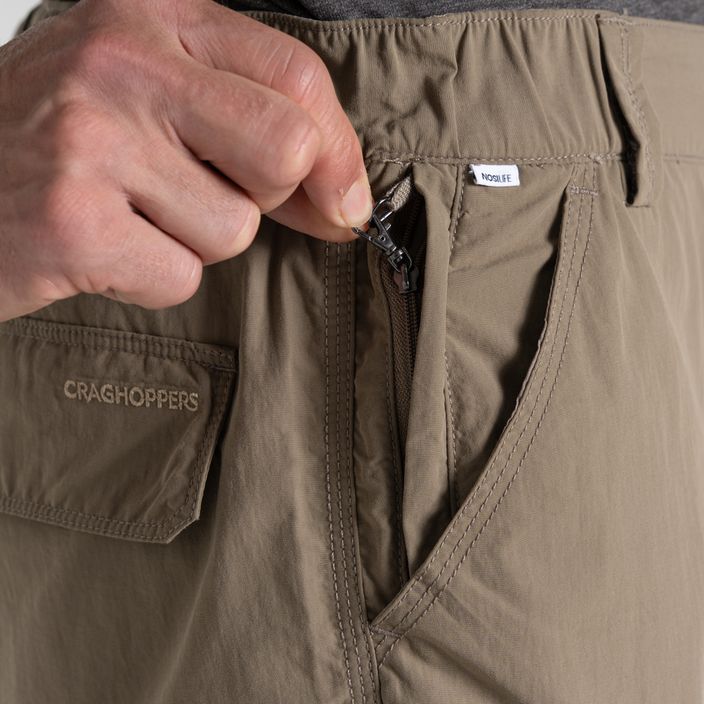 Vyriški žygio šortai Craghoppers NosiLife Cargo Short III pebble 7