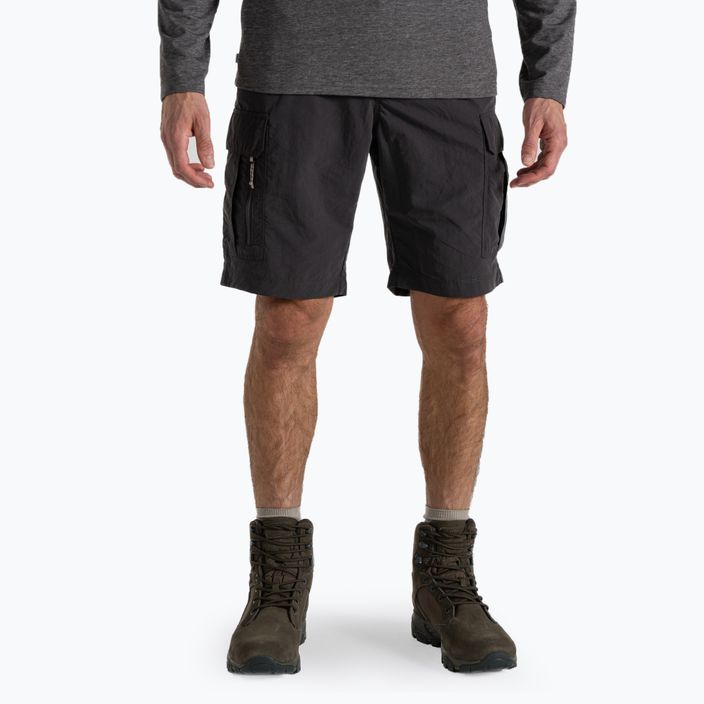 Vyriški žygio šortai Craghoppers NosiLife Cargo Short III black pepper