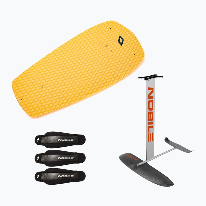 Nobile Pocket Skim Zen Foil Surf Carbon kiteboard + hidroforas