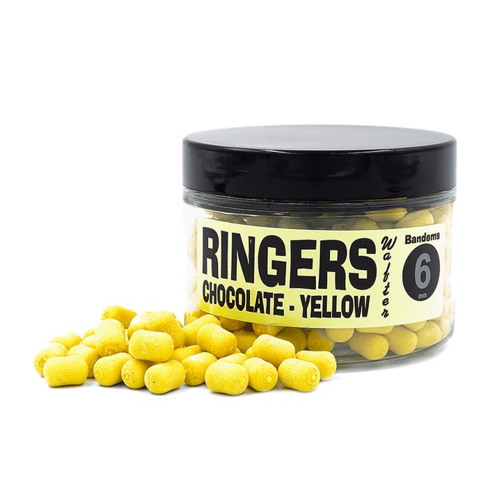 Kabliukų masalas dumblas Ringers Yellow Wafters Chocolate 6mm 150ml PRNG77 2