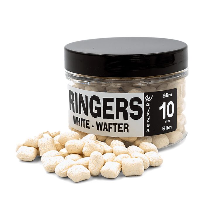 Ringers New White Thins pagalvėlė baltyminis masalas Šokoladas 10 mm 150 ml balta PRNG88 2