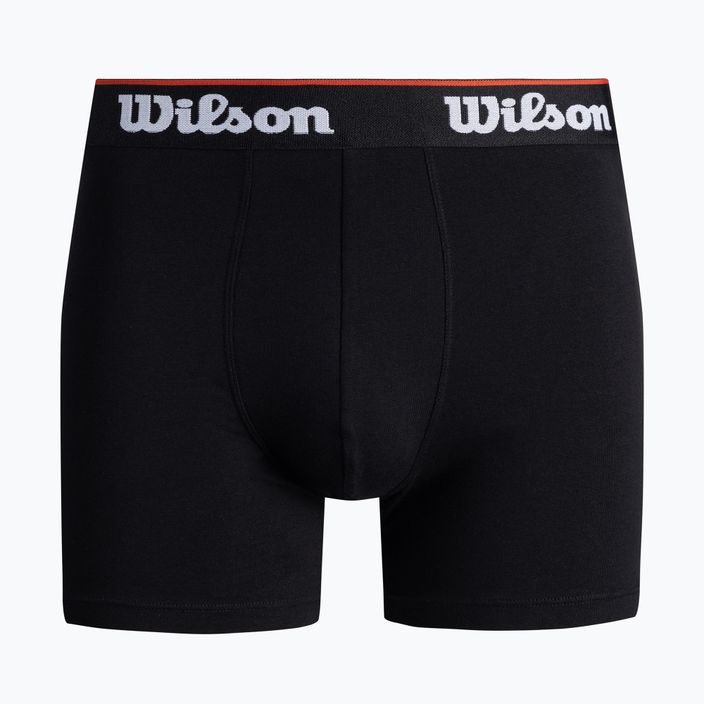 Wilson vyriški 2 pakuotės boksininkų šortai juodi, pilki W875H-270M 2