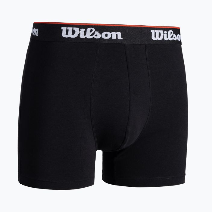 Wilson vyriški 2 pakuotės boksininkų šortai juodi, pilki W875H-270M 6