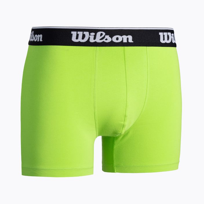 Wilson vyriški boksininko šortai 2 pakuotės juodai/žalios spalvos W875V-270M 7