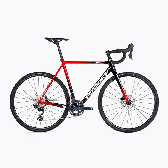 Ridley X-Night Disc GRX600 krosinis dviratis 2x XNI08As juoda/raudona SBIXNIRIDE26