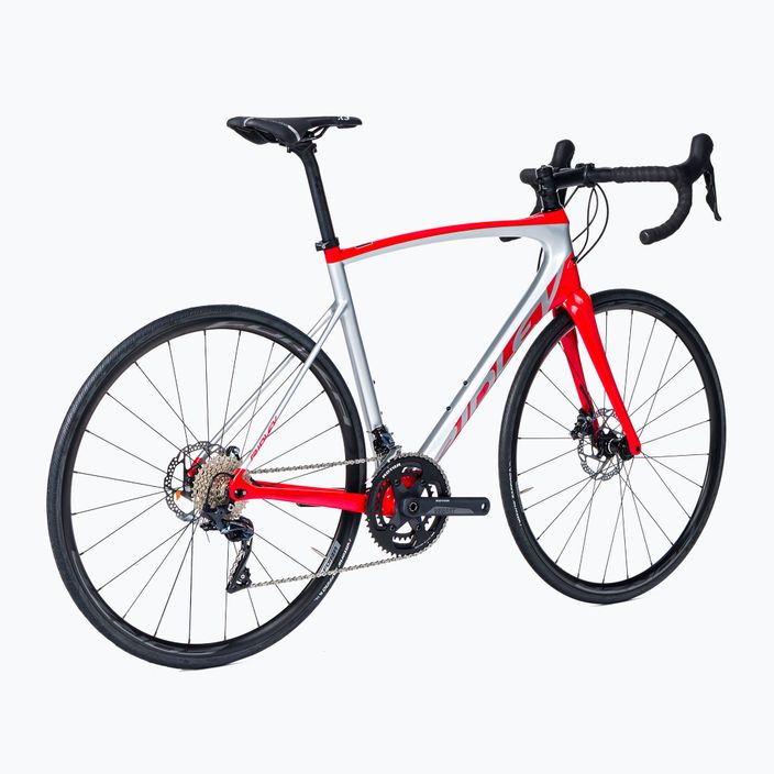 Ridley Fenix SL Disc Ultegra FSD08Cs sidabrinės-raudonos spalvos kelių dviratis SBIFSDRID545 3