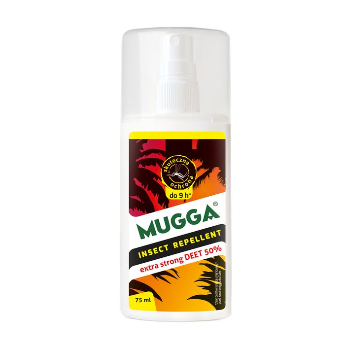 Purškalas nuo uodų ir erkių Mugga Spray DEET 50% 75 ml 2