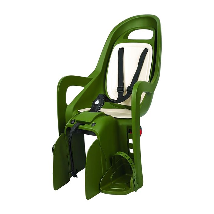 Polisport Groovy RS+ galinio rėmo dviračių sėdynė žalia, smėlio spalvos FO 8640700008 2