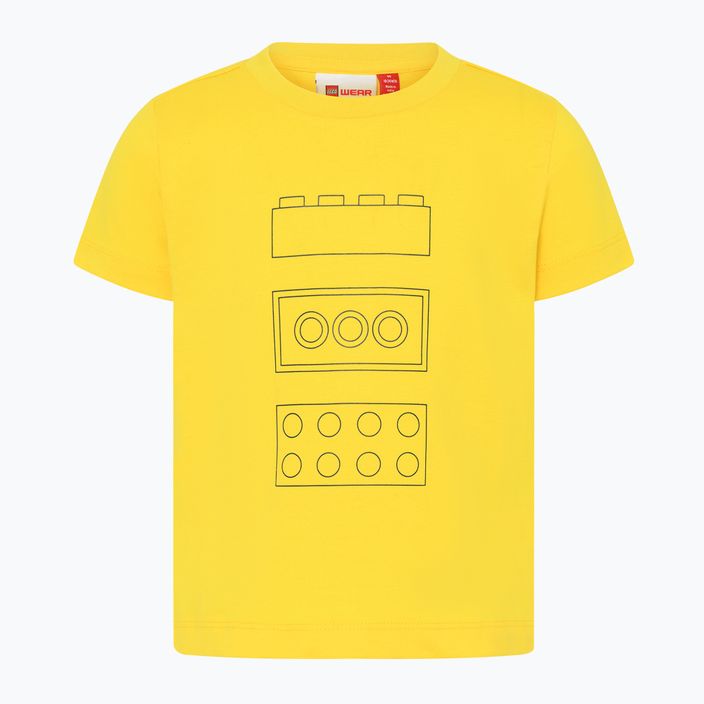 Vaikiški trekingo marškinėliai LEGO Lwtate 600 geltoni 11010565