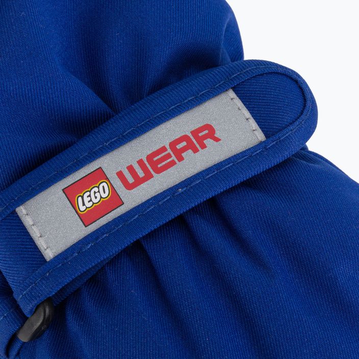 Vaikiškos slidinėjimo pirštinės LEGO Lwazun 705 tamsiai mėlynos 11010250 4