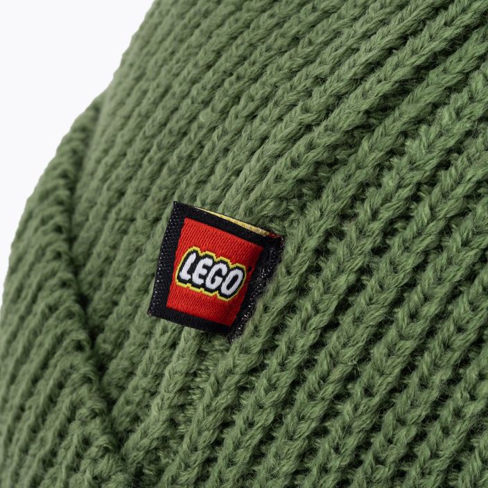LEGO Lwasmus vaikiška slidinėjimo kepurė tamsiai chaki spalvos 4