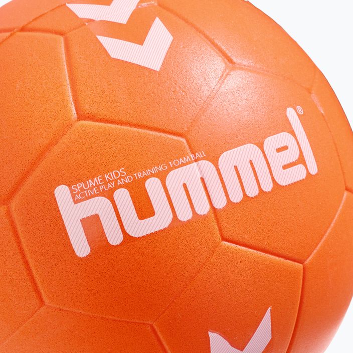 Hummel Spume Kids rankinio kamuolys oranžinė/balta 0 dydis 3