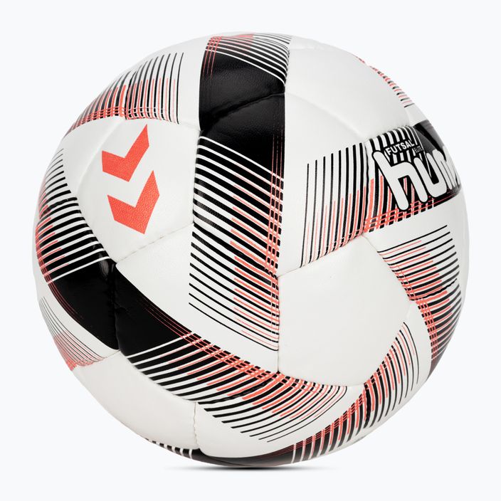 Hummel Futsal Elite FB futbolo kamuolys baltas/juodas/raudonas dydis 4 2