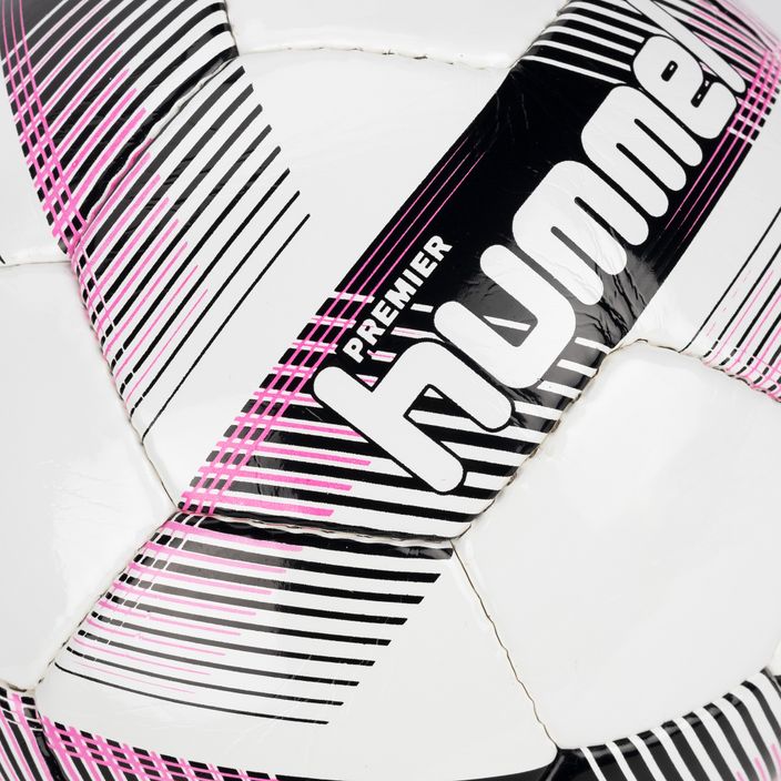 "Hummel Premier FB" futbolo kamuolys baltas/juodas/rožinis 5 dydžio 3