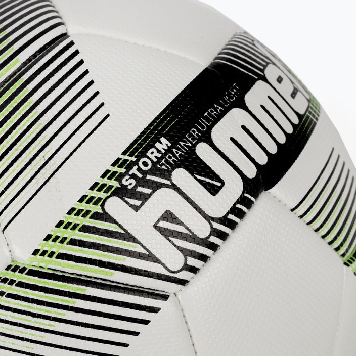 Hummel Storm Trainer Ultra Lights FB futbolo kamuolys balta/juoda/žalia 5 dydis 3