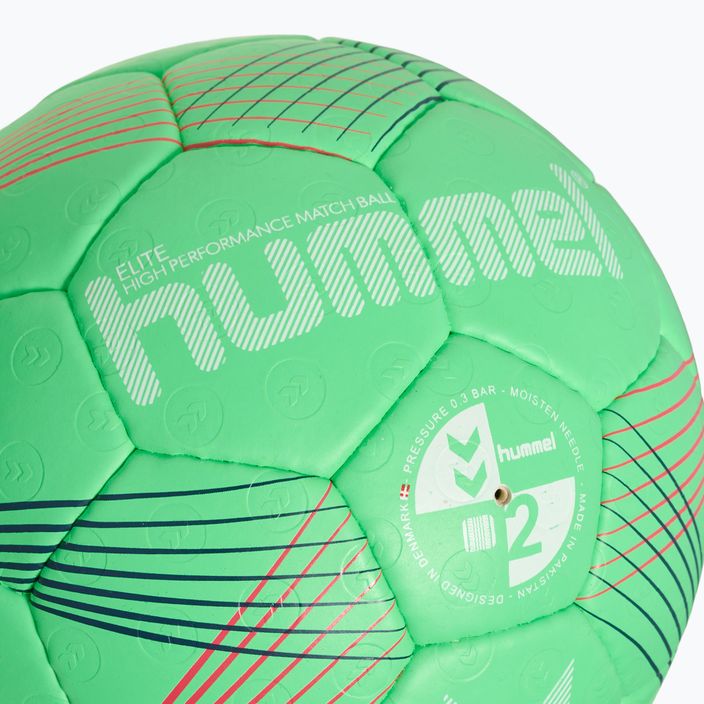 Hummel Elite HB rankinio kamuolys žalias/baltas/raudonas dydis 3 3