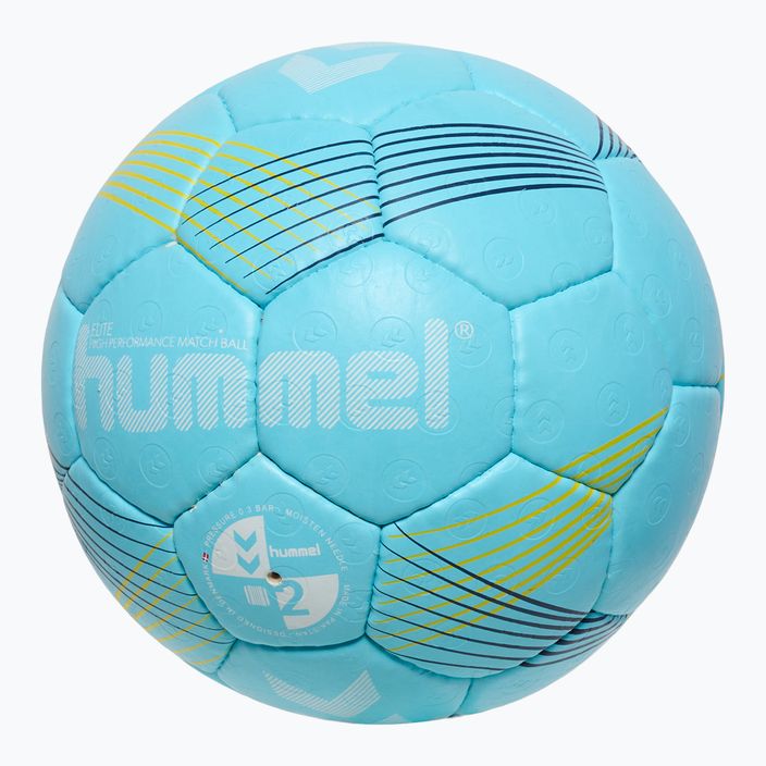 Hummel Elite HB rankinio kamuolys mėlyna/balta/geltona 2 dydis