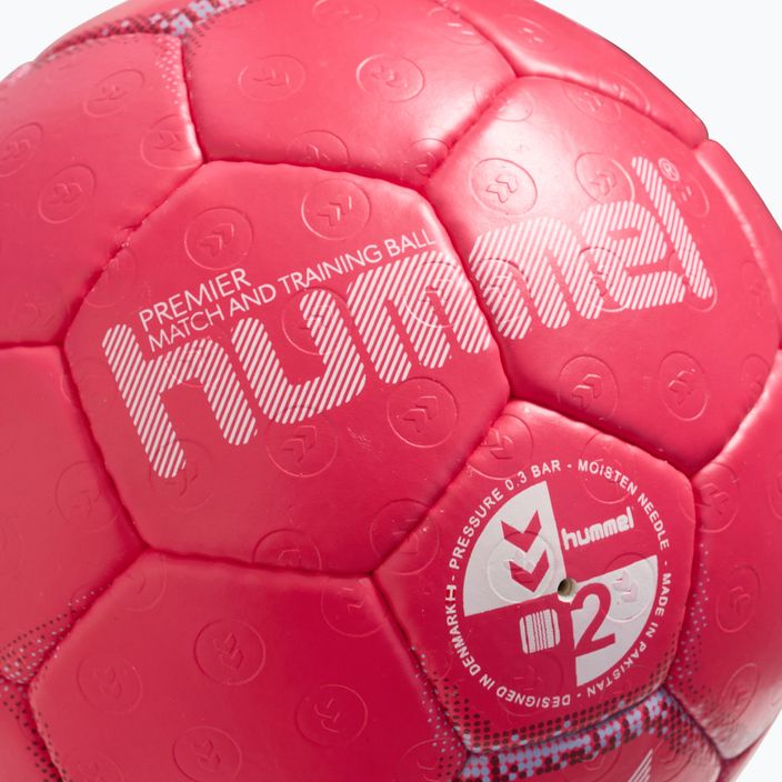 Hummel Premier HB rankinio kamuolys raudonas/mėlynas/baltas dydis 1 3