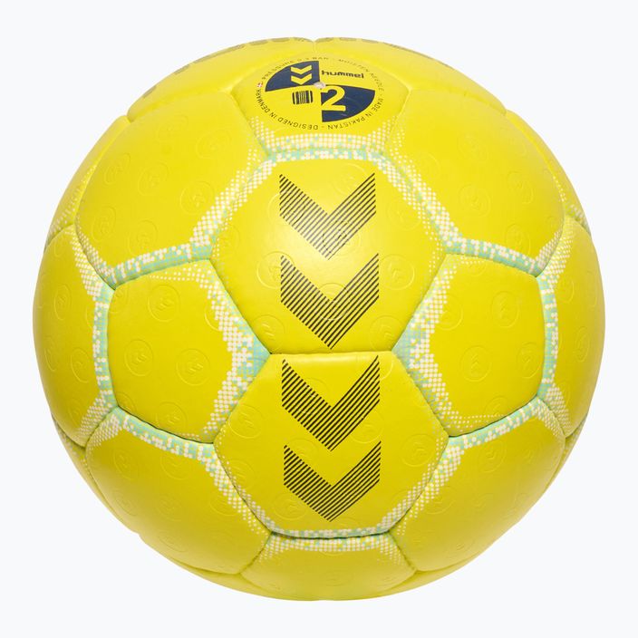 Hummel Premier HB rankinio kamuolys geltonas/baltas/mėlynas dydis 1 2