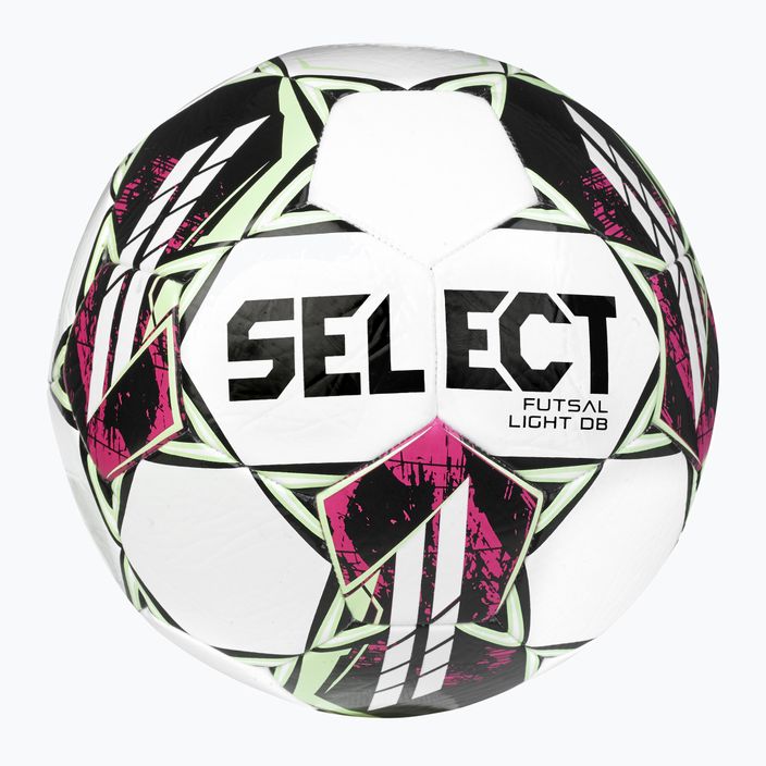 Futbolo kamuolys SELECT Futsal Light DB v22 white/green dydis 4