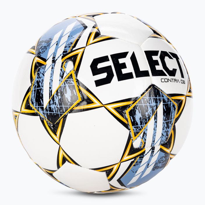 SELECT Contra DB v23 white/blue 3 dydžio futbolo kamuolys 2