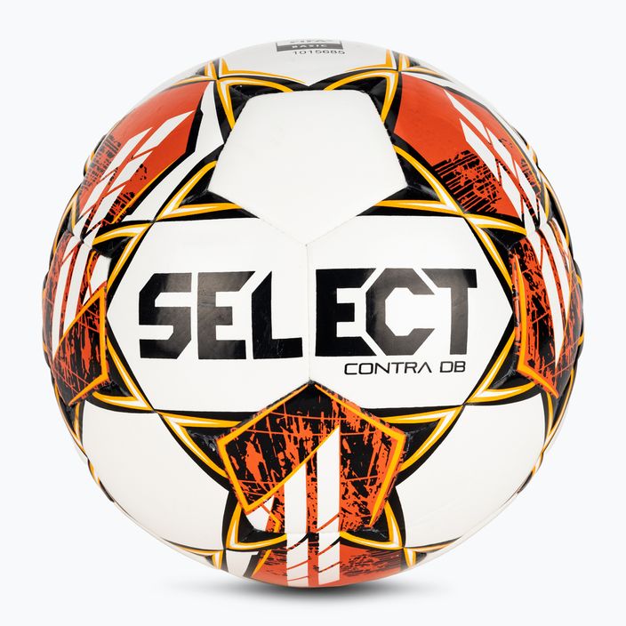 SELECT Contra DB v23 balta/raudona 4 dydžio futbolo kamuolys