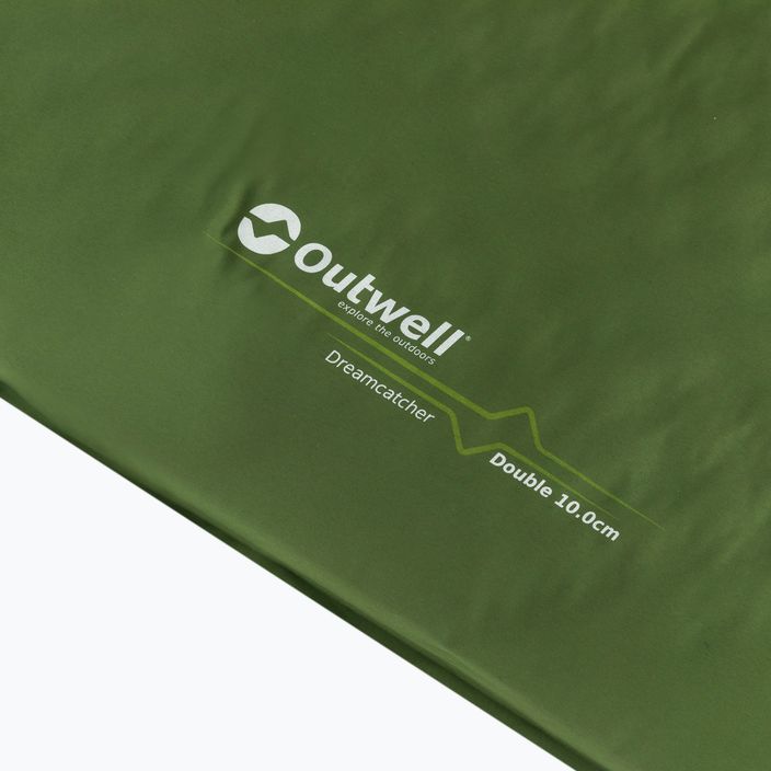 Outwell Dreamcatcher dvigubas 10 cm savaime pripučiamas kilimėlis, žalias 400026 3