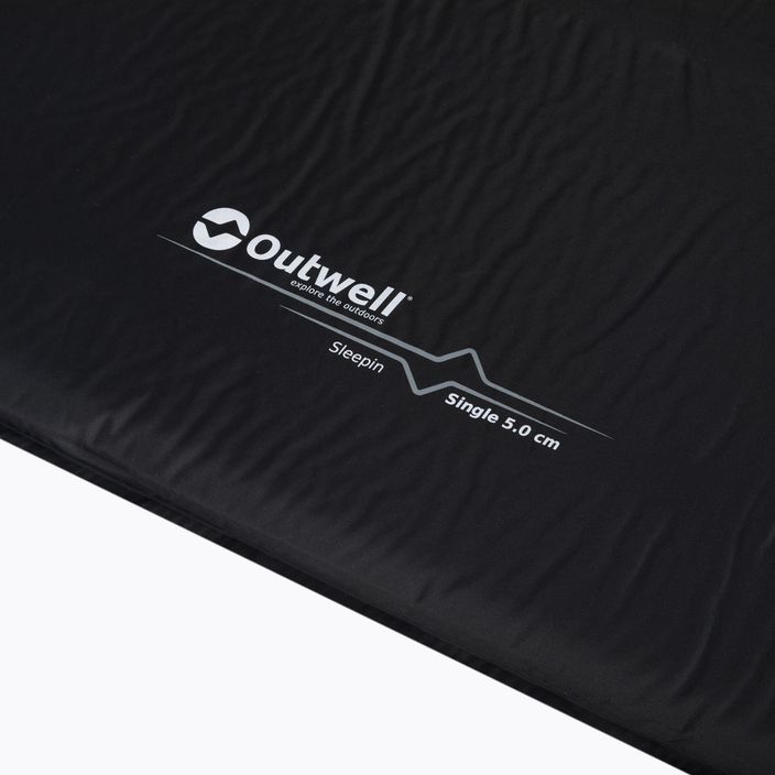 Outwell Sleepin Single 5 cm savaime pripučiamas kilimėlis, juodas 400031 3