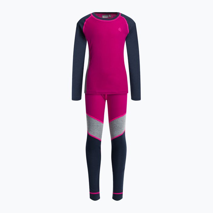 Vaikiški terminiai apatiniai drabužiai Color Kids Ski Underwear Colorblock rožinės ir juodos spalvos 740777.5885