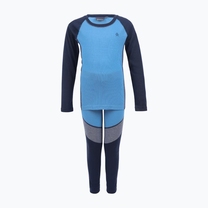Vaikiški terminiai apatiniai drabužiai Spalvoti vaikiški slidinėjimo apatiniai drabužiai Colorblock blue 740777.7280 7