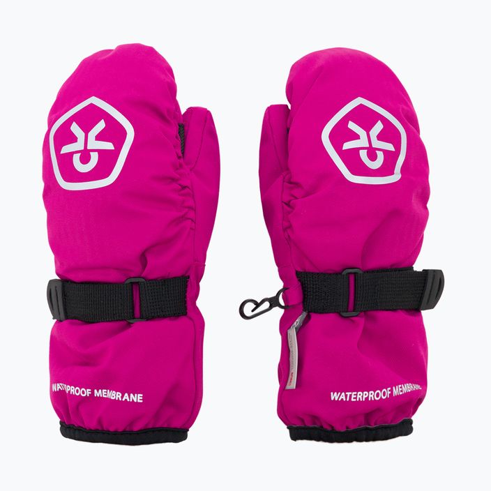 Spalva Vaikiškos pirštinės Neperšlampamos slidinėjimo pirštinės rožinės spalvos 740816 3