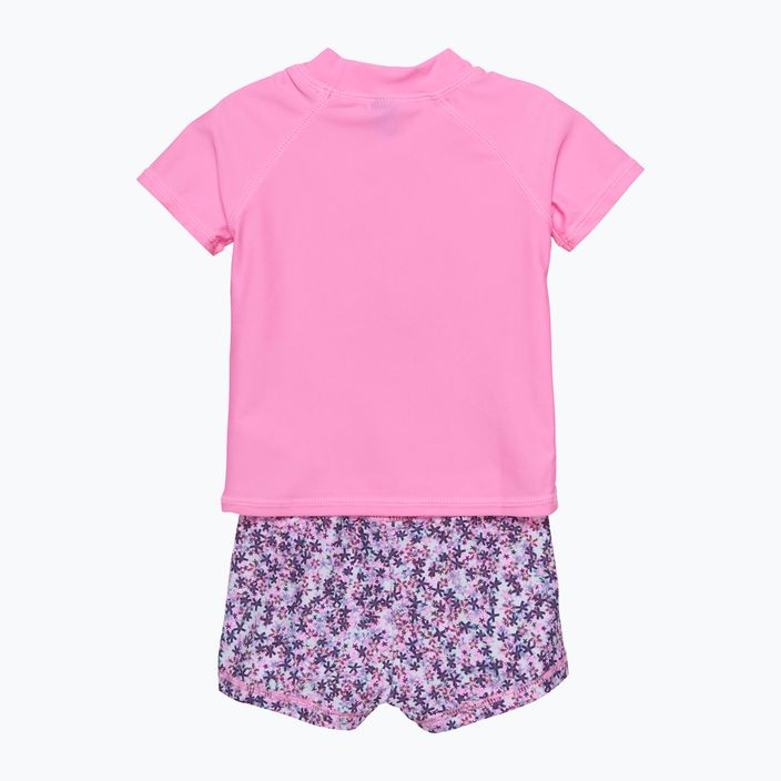 Marškinėliai + plaukimo šortai Spalva Vaikų rinkinys rožinė CO7200895708 2