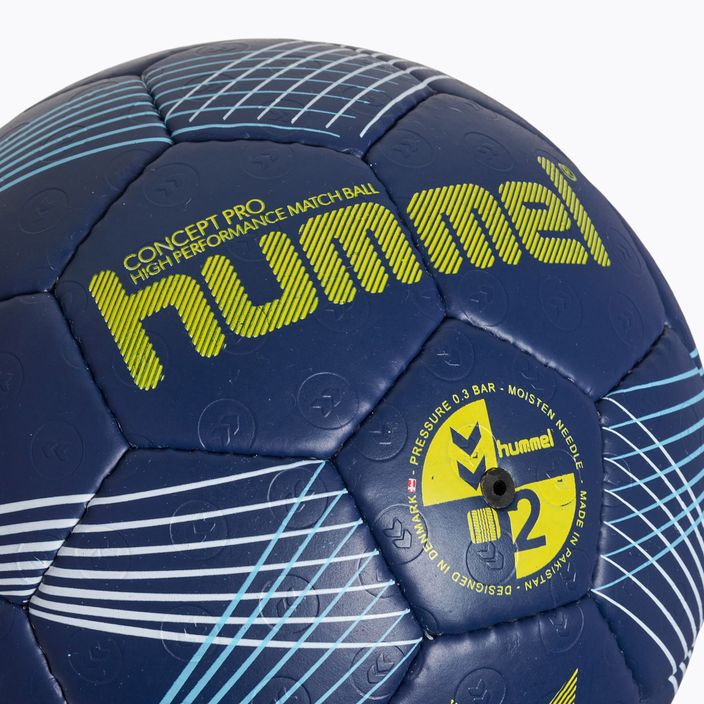 Hummel Concept Pro HB handball marine/yellow dydis 3 3