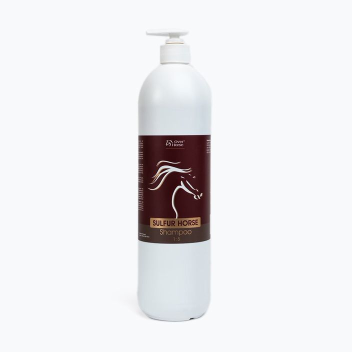 Šampūnas nuo odos problemų žirgams Over Horse Sulfur Horse 1000 ml