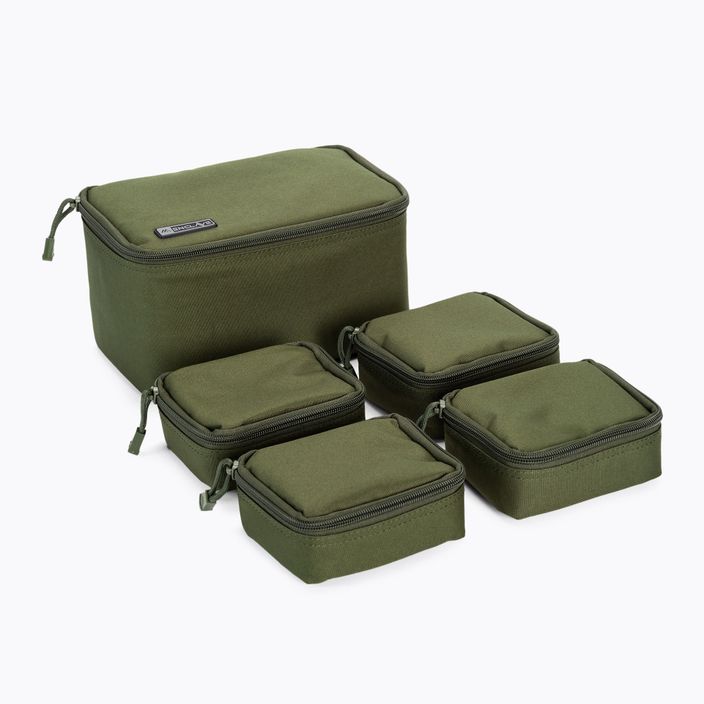 Mikado Enclave karpių krepšys aksesuarams komplektas 1+4 žalias UWF-022 3