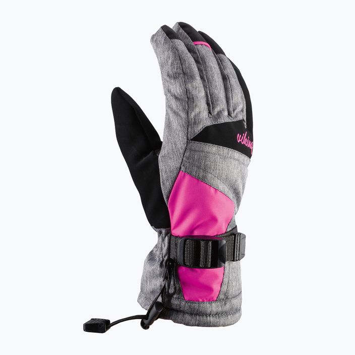 Moteriškos slidinėjimo pirštinės Viking Ronda Ski rožinės spalvos 113 20 5473 46 6