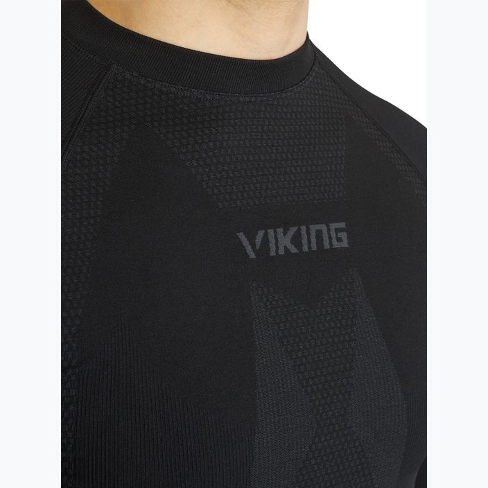Vyriški termo marškinėliai Viking Eiger black 500/21/2081 4