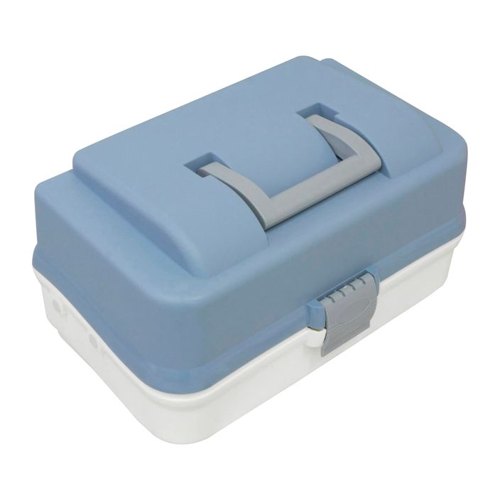 York priedų dėžutė su trimis stalčiais, mėlyna PYH003 2