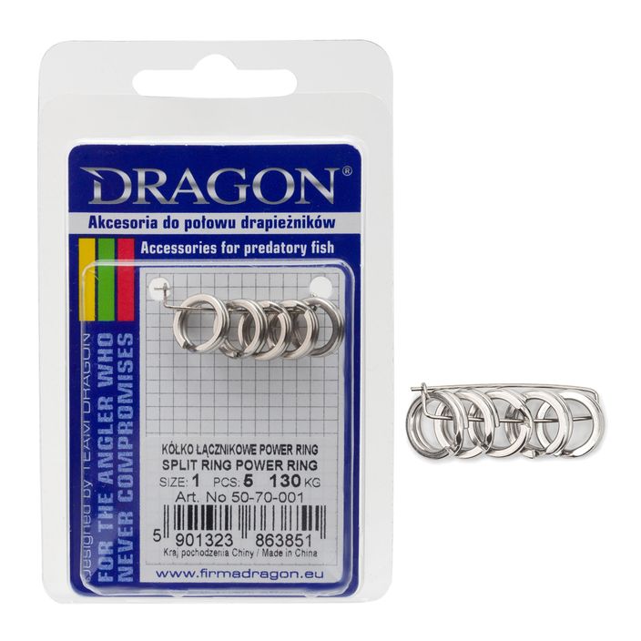 DRAGON Power Ring sidabrinis žiedas PDF-50-70 2