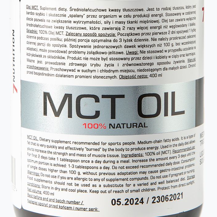 7Nutrition MCT OIL 400ml 3