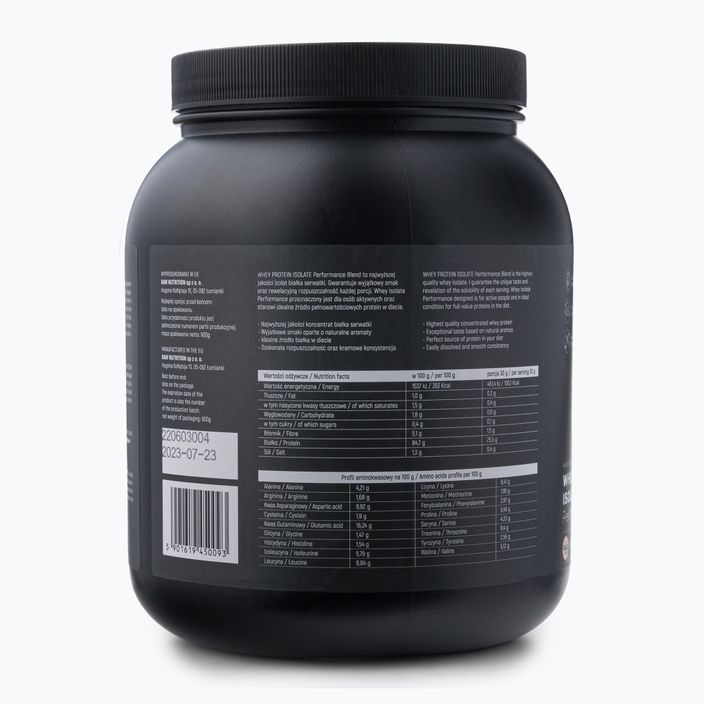 Išrūgų baltymų izoliatas Raw Nutrition 900g vanilės WPI-59017 3