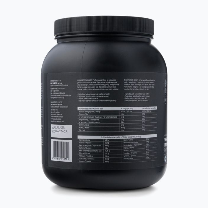 Išrūgų baltymų izoliatas Raw Nutrition 900g kokosų WPI-59017 3