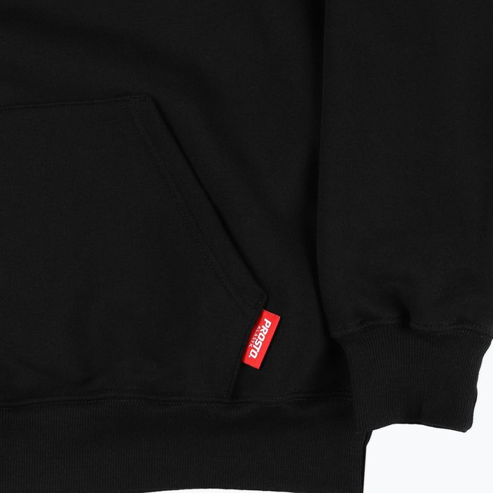 Vyriškas džemperis su gobtuvu PROSTO Just black KL222MSWE2181 4